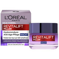RevitaLift Filler [+Hyaluronsaure] Intensiv Aufpolsternde Anti-Age Pflege Nacht 50ml