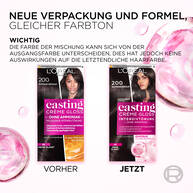 Casting Creme Gloss Pflegende Intensivtonung 200 Schwarzbraun