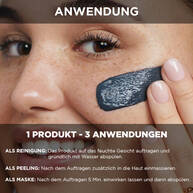 Hautklar 3-in-1 Anti-Mitesser Reinigung, Peeling und Maske 150ml