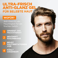 Hydra Energy 24H Anti-Mudigkeit Kuhlendes Gel Anti-Glanz 50ml