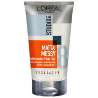 Studio Line Matt & Messy Mattierendes Fiber-Gel Ultra-Starker Halt 150ml