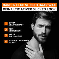 Barber Club Slicked Hair Fixing Wax 75ml